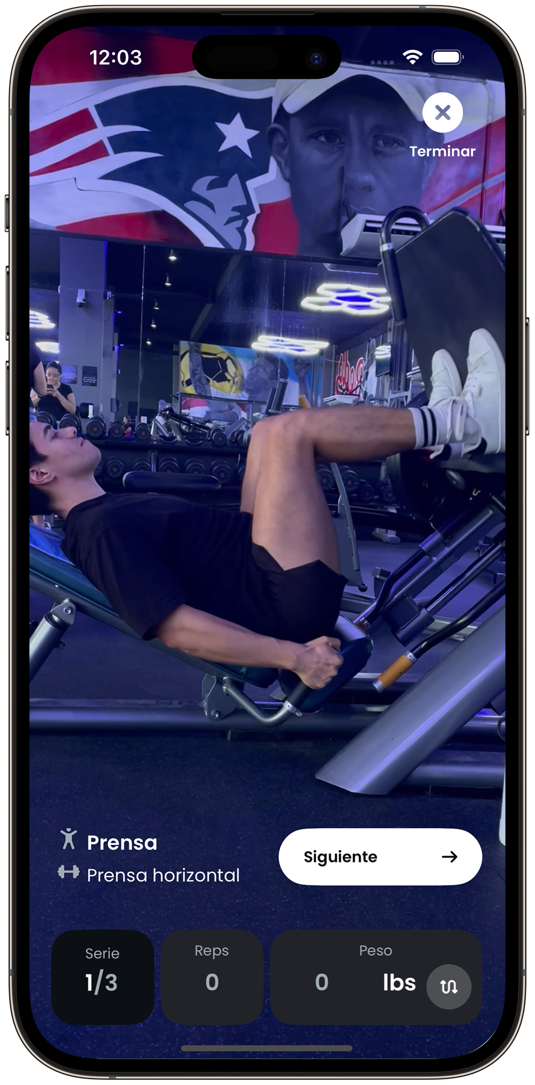 Entrenamiento guiado en Fitium App